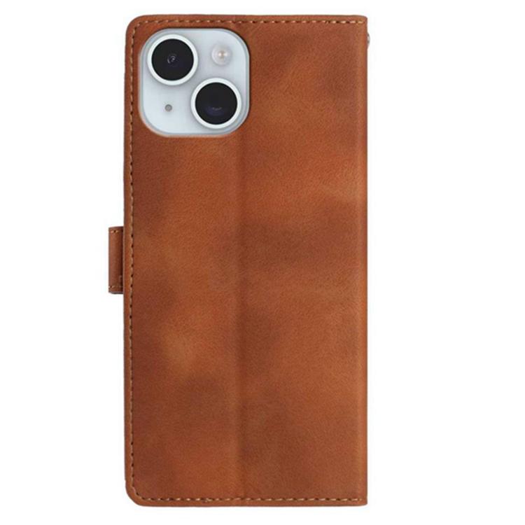 For iPhone 13 Secret Garden Butterfly Pattern Leather Phone Case