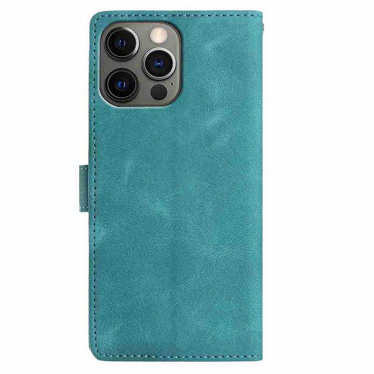 For iPhone 12 Pro Max Secret Garden Butterfly Pattern Leather Phone Case