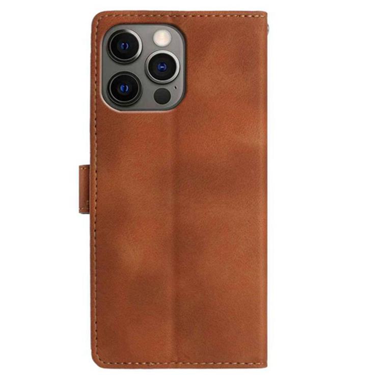 For iPhone 12 Pro Secret Garden Butterfly Pattern Leather Phone Case