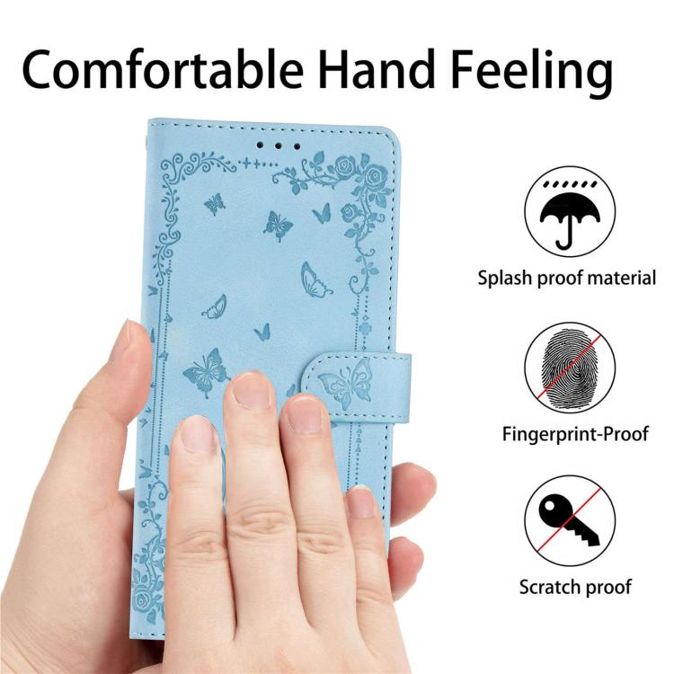 For iPhone 11 Pro Max Secret Garden Butterfly Pattern Leather Phone Case