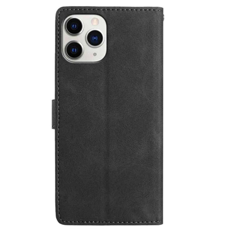 For iPhone 11 Pro Secret Garden Butterfly Pattern Leather Phone Case