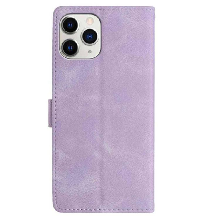 For iPhone 11 Pro Secret Garden Butterfly Pattern Leather Phone Case