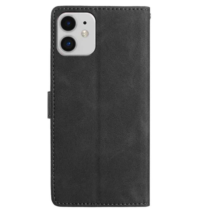 For iPhone 11 Secret Garden Butterfly Pattern Leather Phone Case