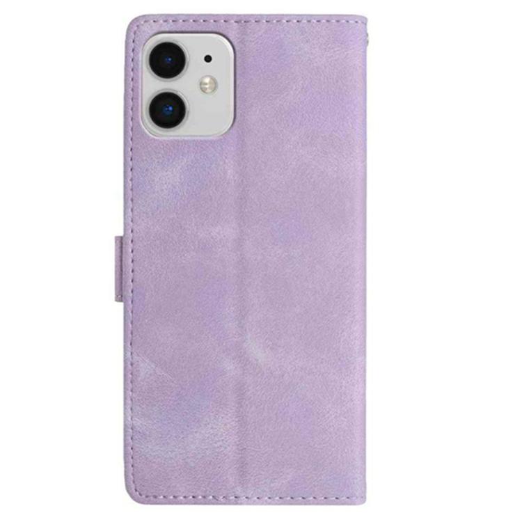 For iPhone 11 Secret Garden Butterfly Pattern Leather Phone Case