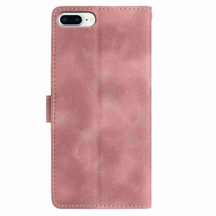 For iPhone 6 Plus / 7 Plus / 8 Plus Secret Garden Butterfly Pattern Leather Phone Case