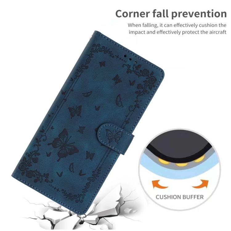 For iPhone 6 Plus / 7 Plus / 8 Plus Secret Garden Butterfly Pattern Leather Phone Case