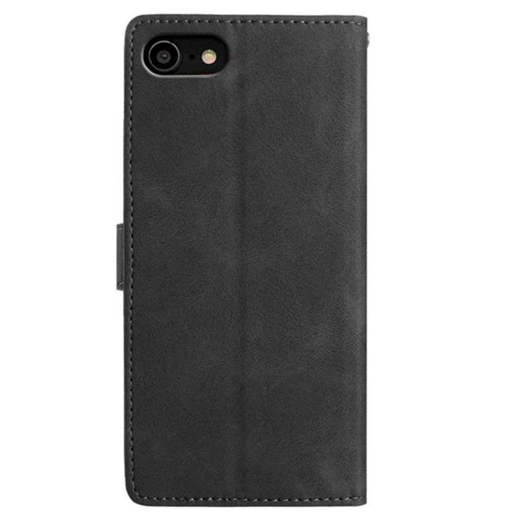 For iPhone 6 / 7 / 8 / SE Secret Garden Butterfly Pattern Leather Phone Case