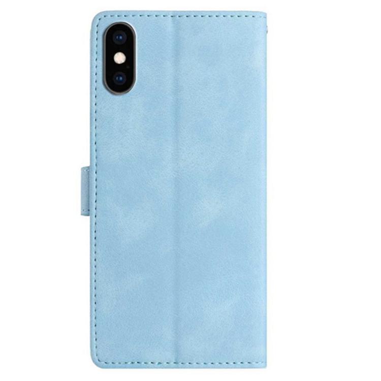 For iPhone XS Secret Garden Butterfly Pattern Leather Phone Case