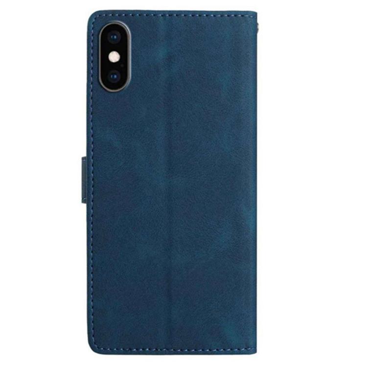 For iPhone XS Secret Garden Butterfly Pattern Leather Phone Case