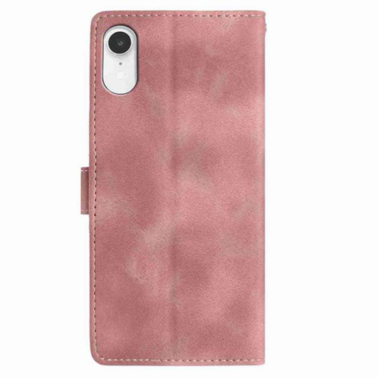 For iPhone XR Secret Garden Butterfly Pattern Leather Phone Case