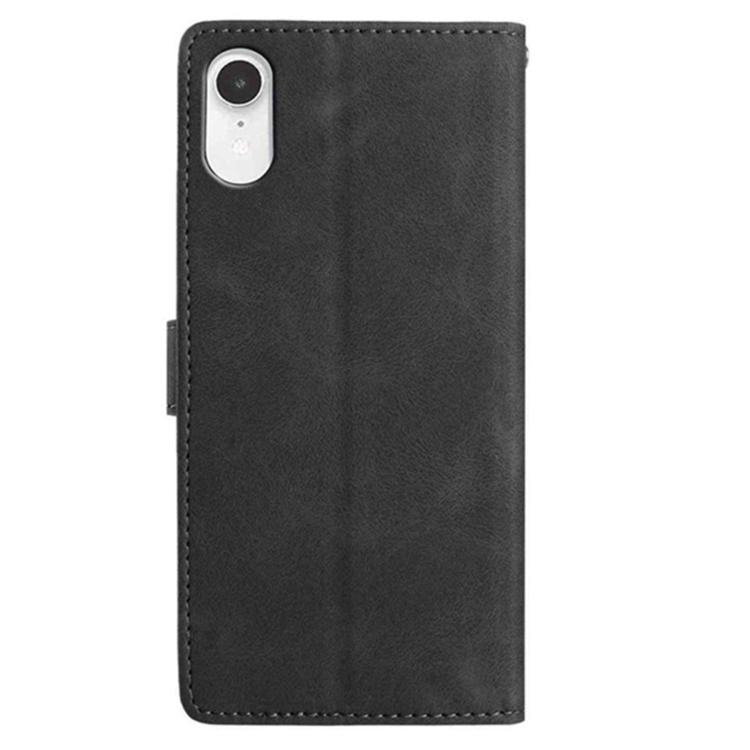 For iPhone XR Secret Garden Butterfly Pattern Leather Phone Case