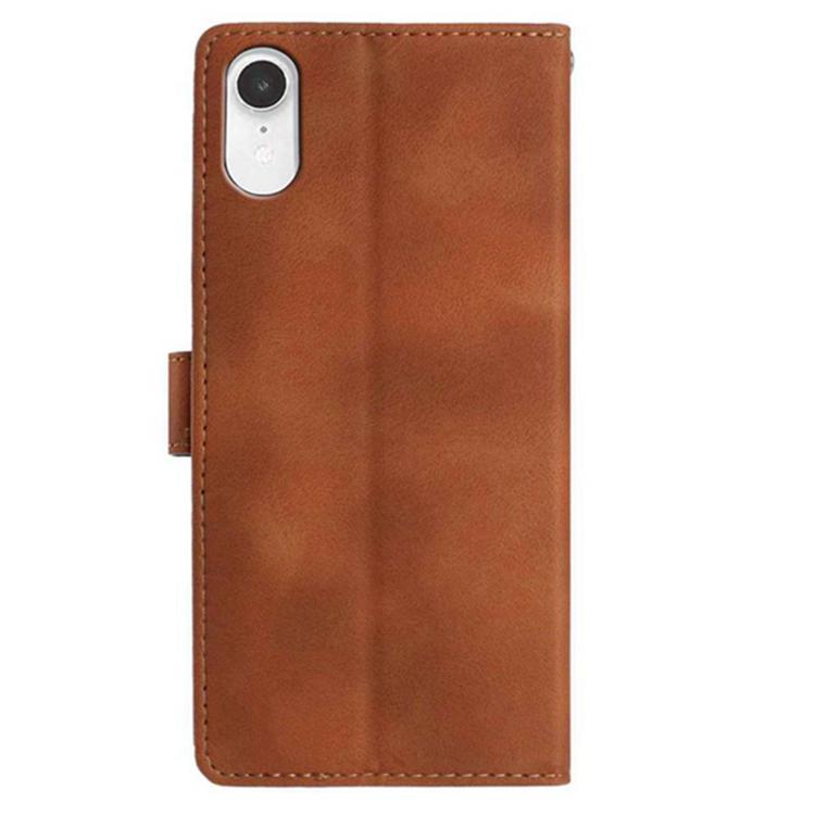 For iPhone XR Secret Garden Butterfly Pattern Leather Phone Case