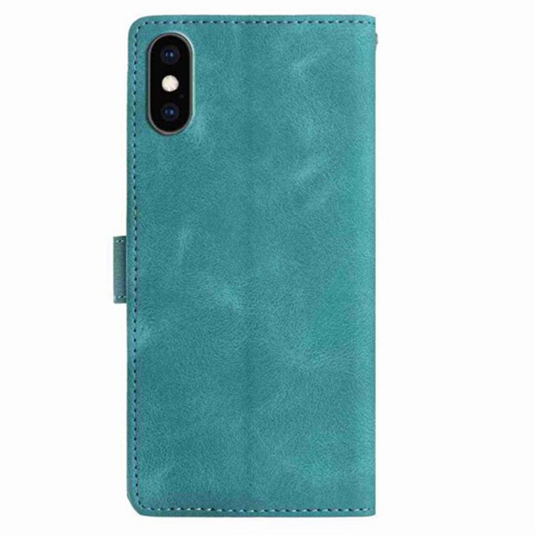 For iPhone XS Max Secret Garden Butterfly Pattern Leather Phone Case