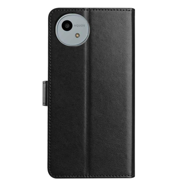 For Sharp Aquos wish4 Lambskin 8-card Slot Leather Phone Case