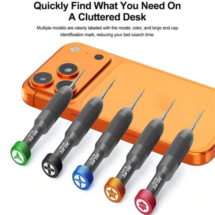 RELIFE RL-717 Rocket-Head Screwdrivers for Disassembling and Repairing  - 5 in 1 Set