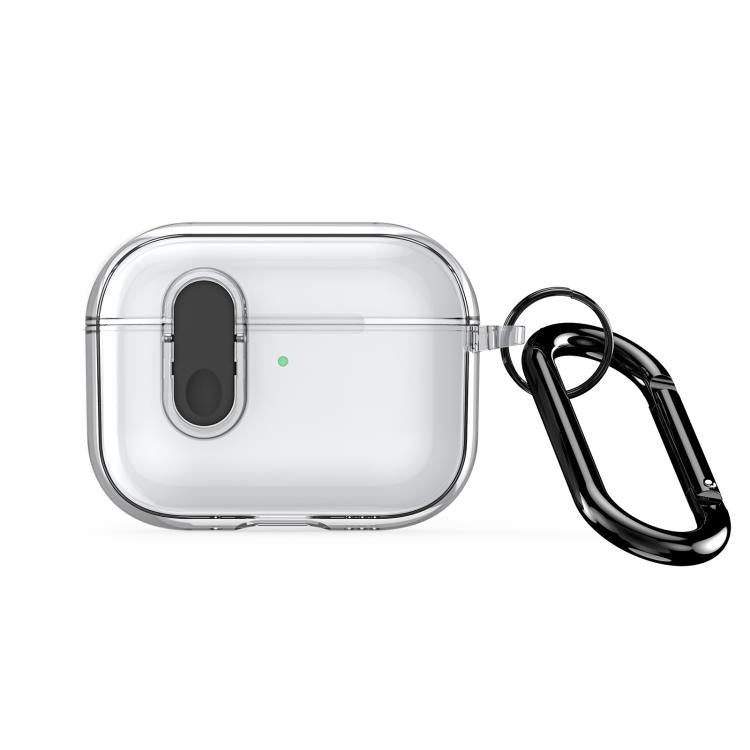 For AirPods Pro 3 DUX DUCIS PECL Series Split Transparent Earphone Case with Hook