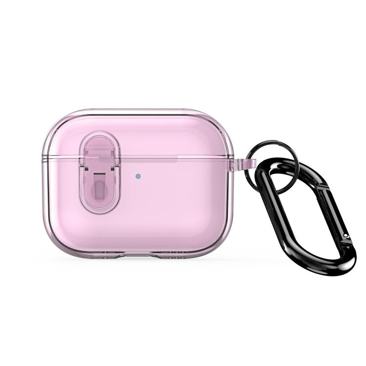 For AirPods Pro 3 DUX DUCIS PECL Series Split Transparent Earphone Case with Hook
