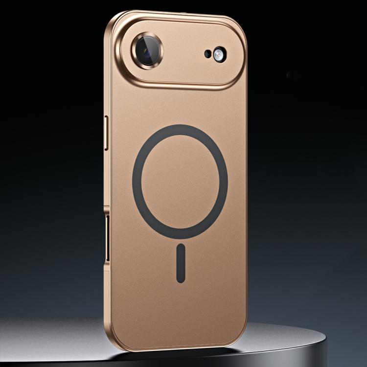 For iPhone Air Spring Buckle MagSafe Magnetic Metal Phone Case