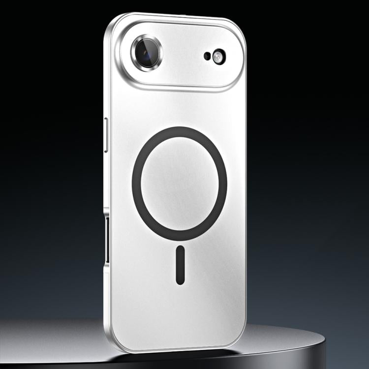For iPhone Air Spring Buckle MagSafe Magnetic Metal Phone Case