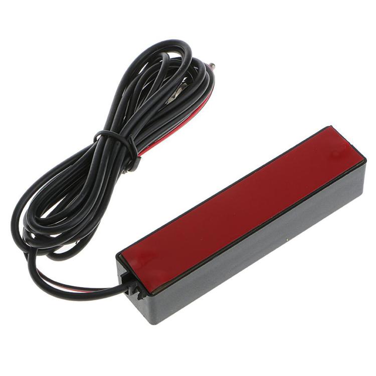 12V Car Universal Hidden AM / FM Radio Amplified Antenna - Black