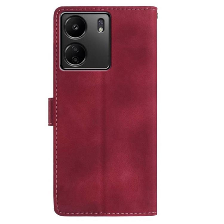 For Redmi 13C 4G Global Secret Garden Butterfly Pattern Leather Phone Case