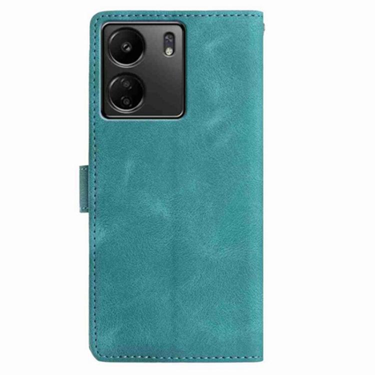 For Redmi 13C 4G Global Secret Garden Butterfly Pattern Leather Phone Case