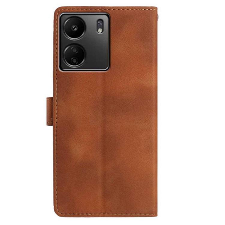 For Redmi 13C 4G Global Secret Garden Butterfly Pattern Leather Phone Case