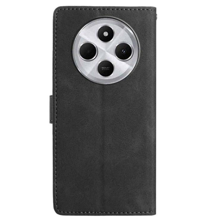For Redmi 14C 4G Secret Garden Butterfly Pattern Leather Phone Case