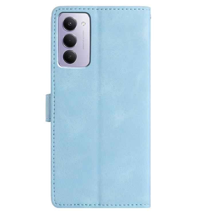 For Redmi 15 5G / 4G EU 171mm Secret Garden Butterfly Pattern Leather Phone Case