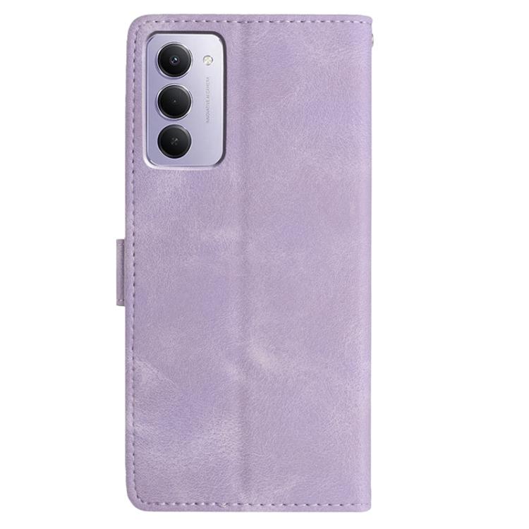For Redmi 15 5G / 4G EU 171mm Secret Garden Butterfly Pattern Leather Phone Case