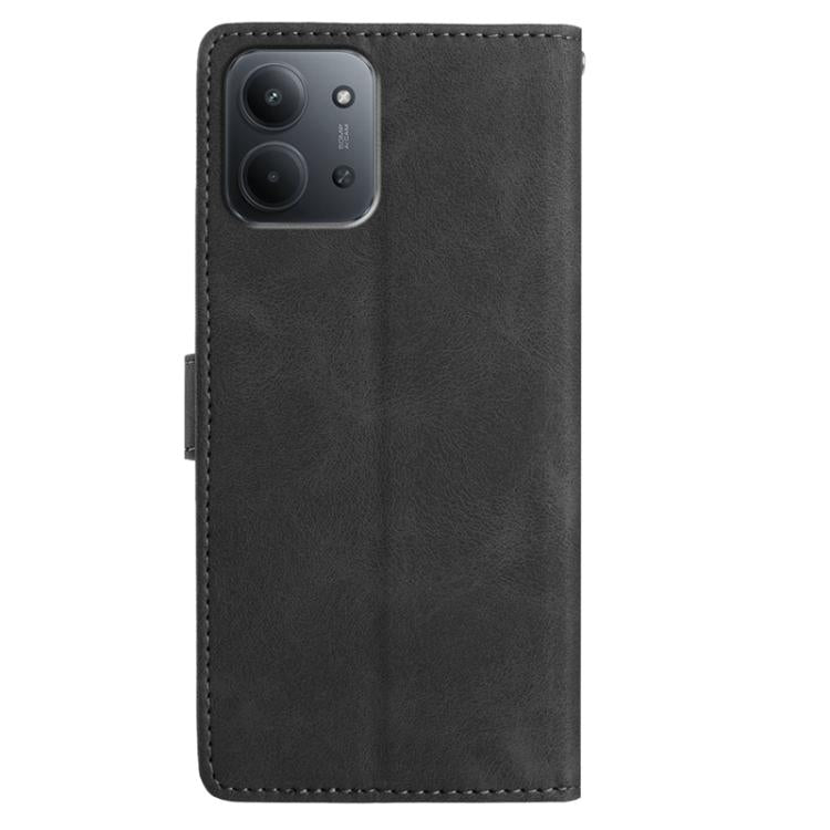 For Redmi 15C 5G / 4G Global 171mm Secret Garden Butterfly Pattern Leather Phone Case