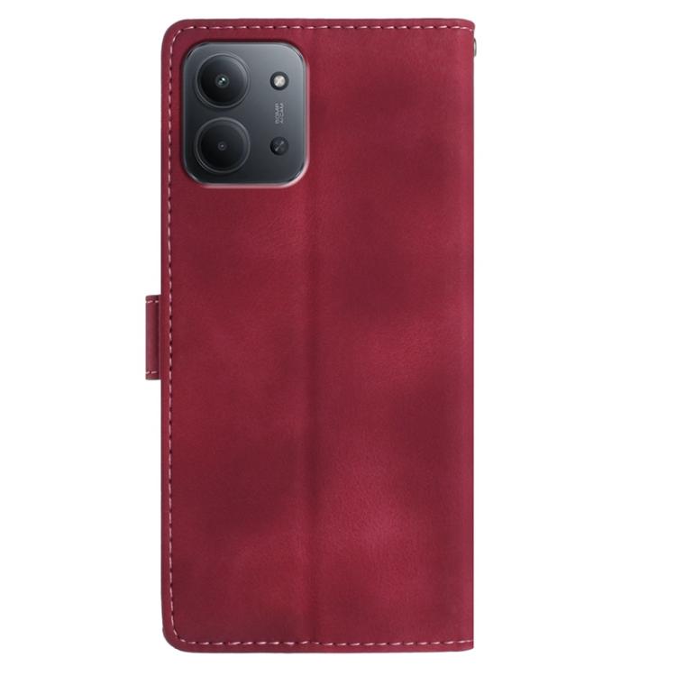 For Redmi 15C 5G / 4G Global 171mm Secret Garden Butterfly Pattern Leather Phone Case