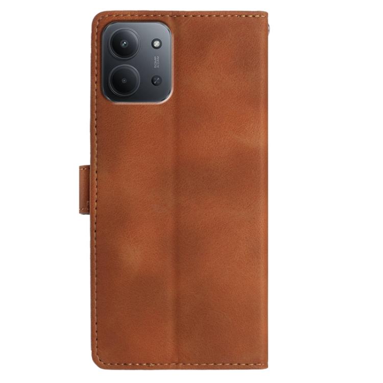 For Redmi 15C 5G / 4G Global 171mm Secret Garden Butterfly Pattern Leather Phone Case