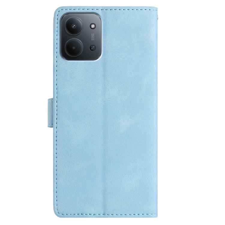 For Redmi 15C 5G / 4G EU 173mm Secret Garden Butterfly Pattern Leather Phone Case