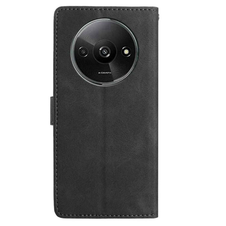 For Redmi A3 Secret Garden Butterfly Pattern Leather Phone Case