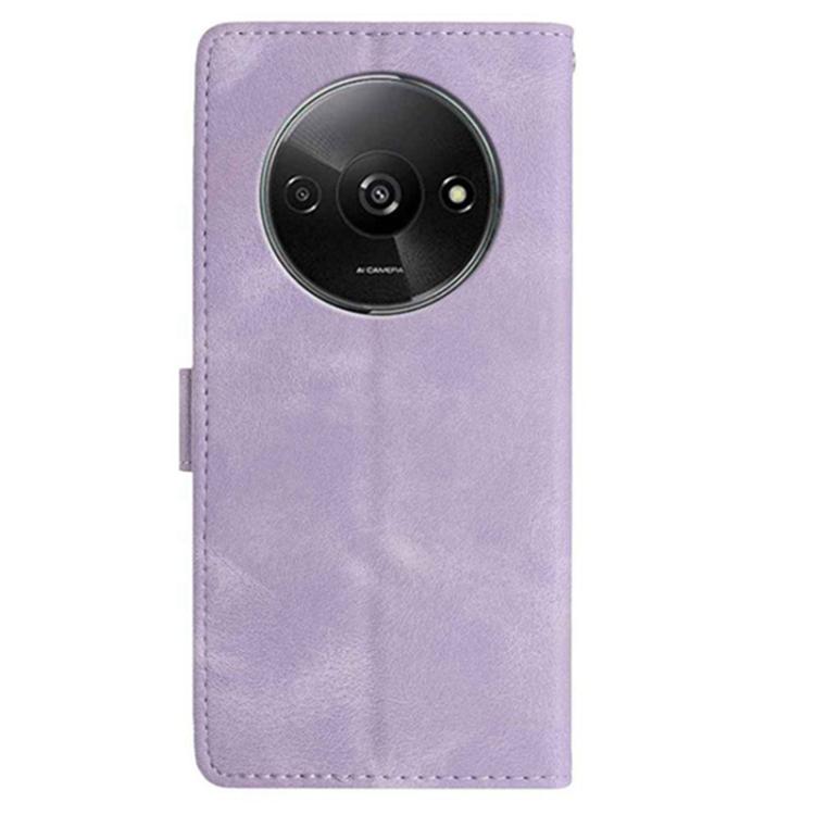 For Redmi A3 Secret Garden Butterfly Pattern Leather Phone Case