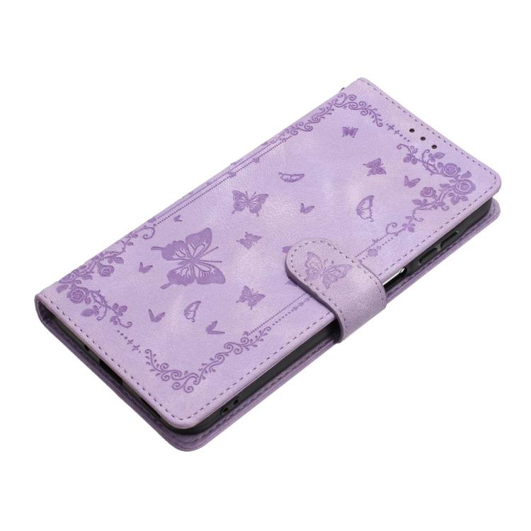 For Redmi A3 Secret Garden Butterfly Pattern Leather Phone Case