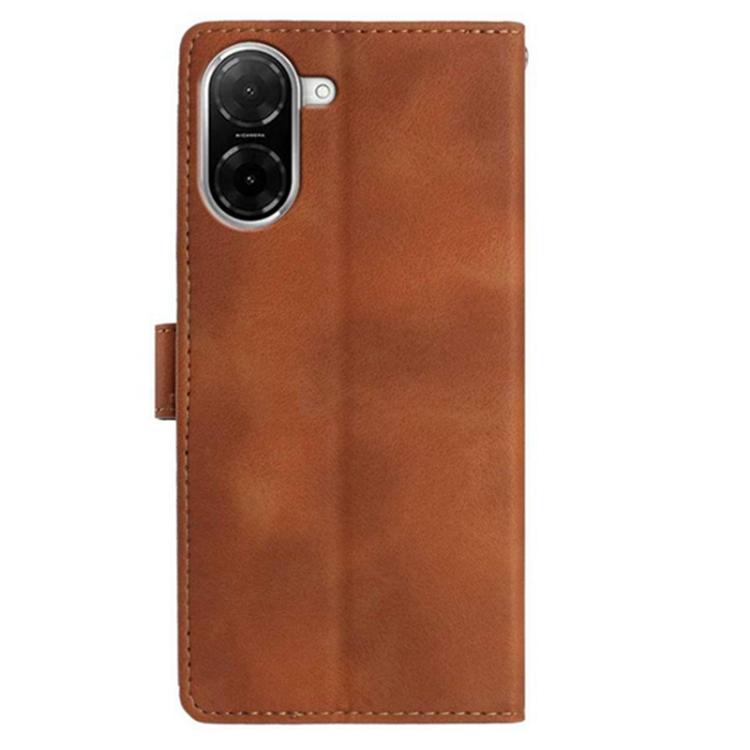 For Redmi A5 4G 171.7mm / Poco C71 Secret Garden Butterfly Pattern Leather Phone Case