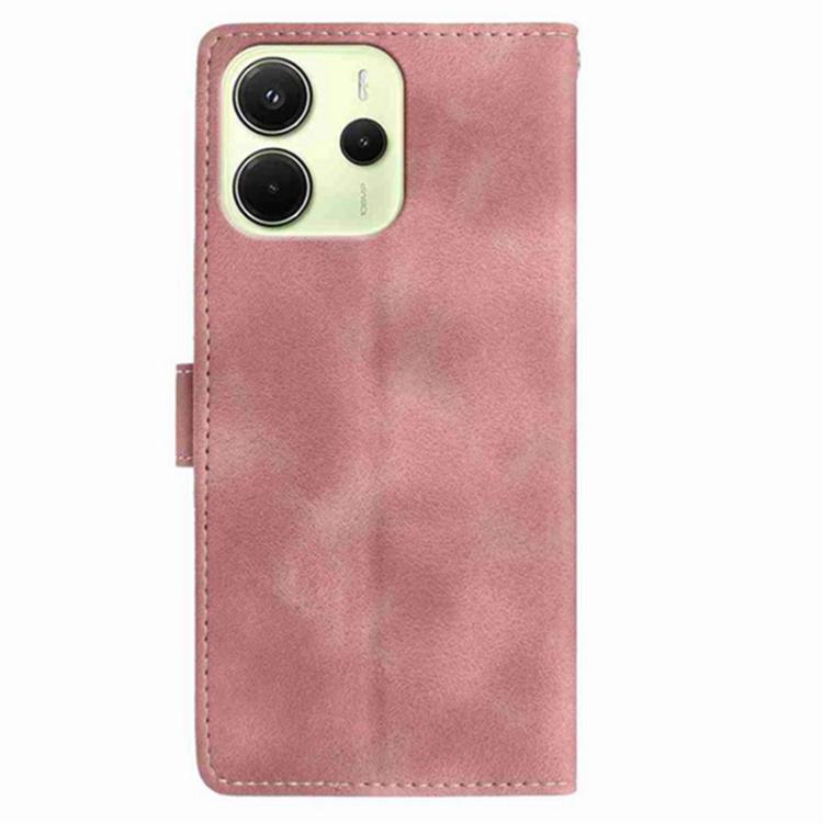 For Redmi Note 14 4G 164.84mm Secret Garden Butterfly Pattern Leather Phone Case