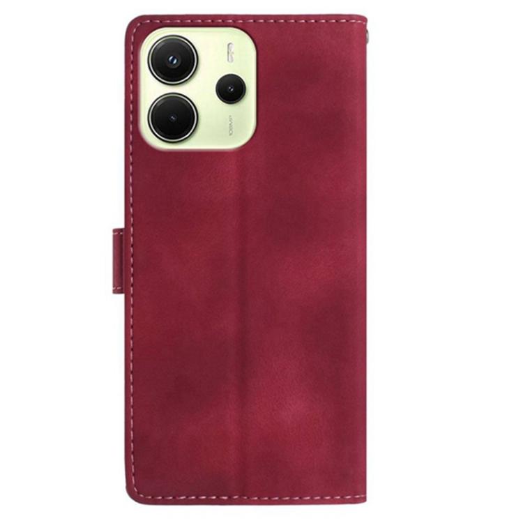 For Redmi Note 14 4G 164.84mm Secret Garden Butterfly Pattern Leather Phone Case