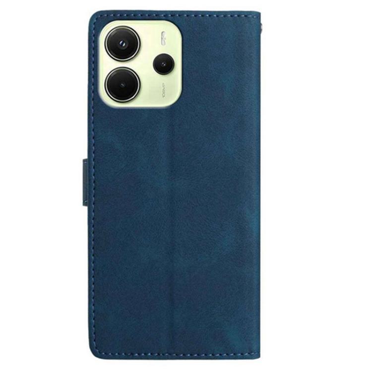 For Redmi Note 14 4G 164.84mm Secret Garden Butterfly Pattern Leather Phone Case