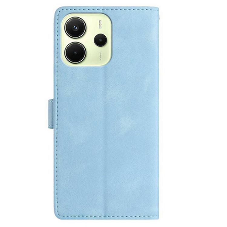 For Redmi Note 14 4G 163.25mm Secret Garden Butterfly Pattern Leather Phone Case