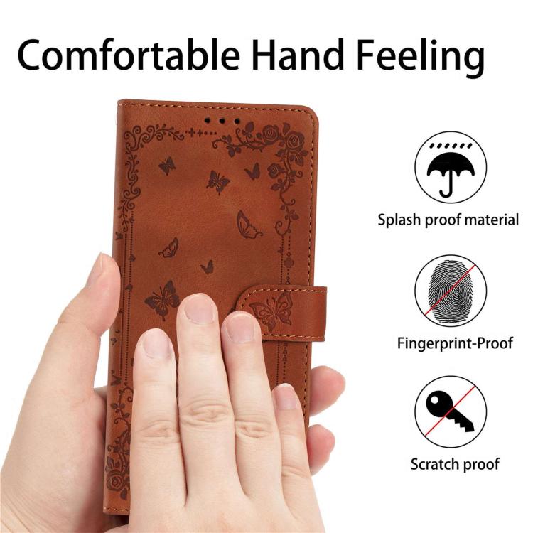 For Redmi Note 14 Pro 5G Secret Garden Butterfly Pattern Leather Phone Case