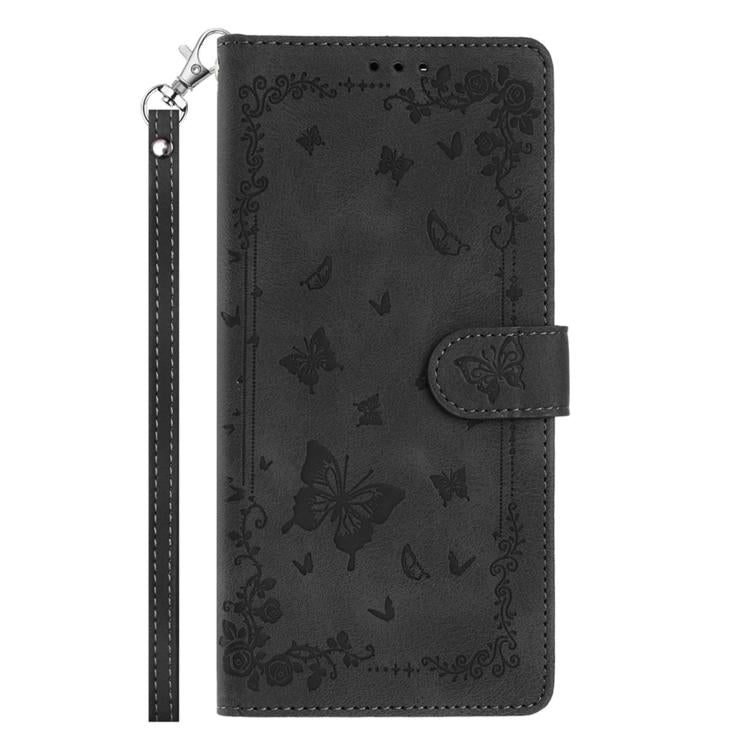 For Samsung Galaxy A36 5G Secret Garden Butterfly Pattern Leather Phone Case