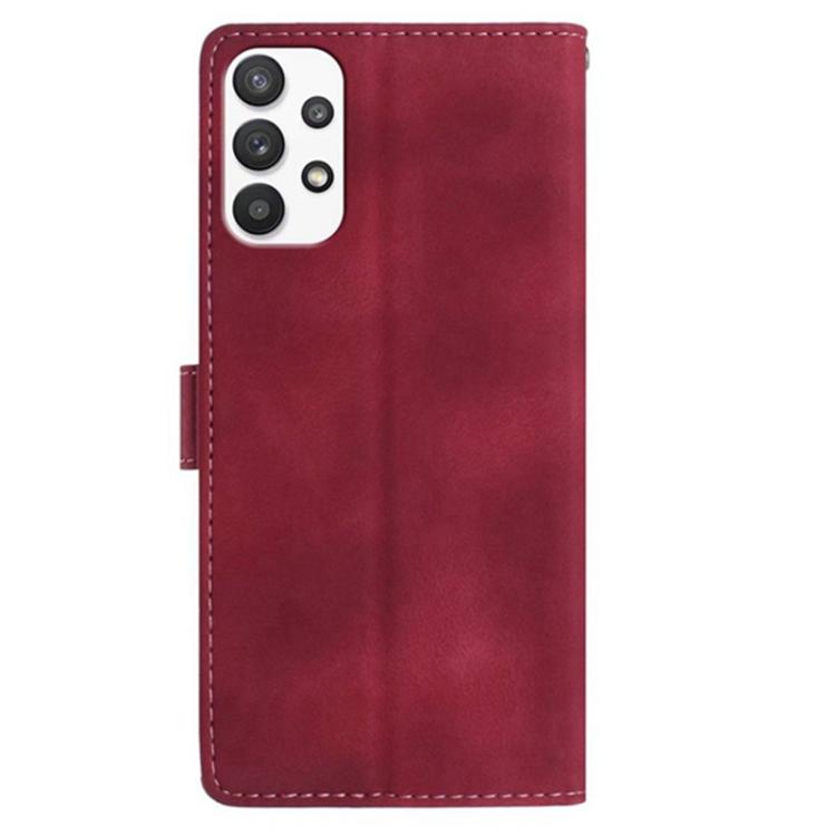 For Samsung Galaxy A73 Secret Garden Butterfly Pattern Leather Phone Case