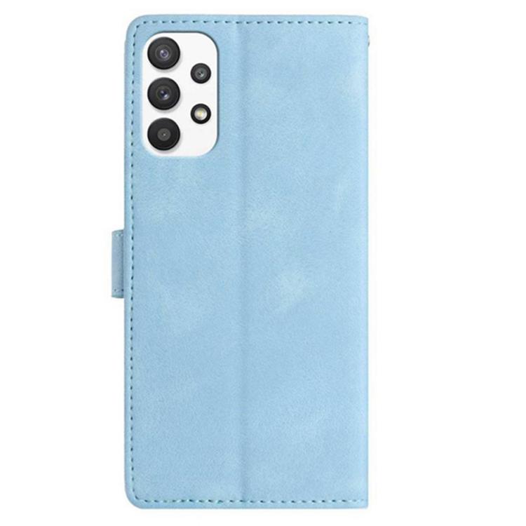 For Samsung Galaxy A73 Secret Garden Butterfly Pattern Leather Phone Case