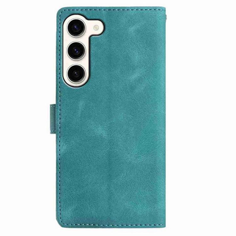 For Samsung Galaxy S23 5G Secret Garden Butterfly Pattern Leather Phone Case