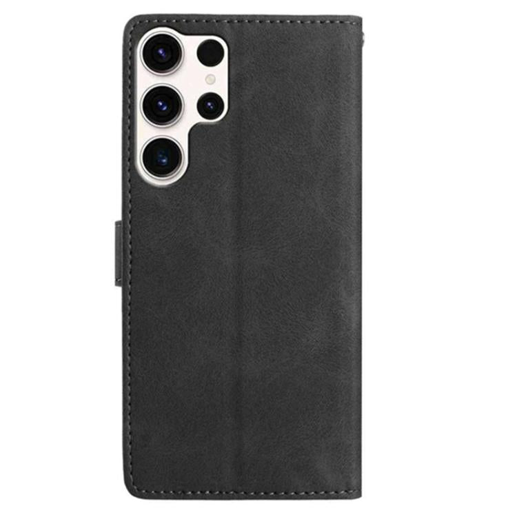 For Samsung Galaxy S25 Ultra 5G Secret Garden Butterfly Pattern Leather Phone Case