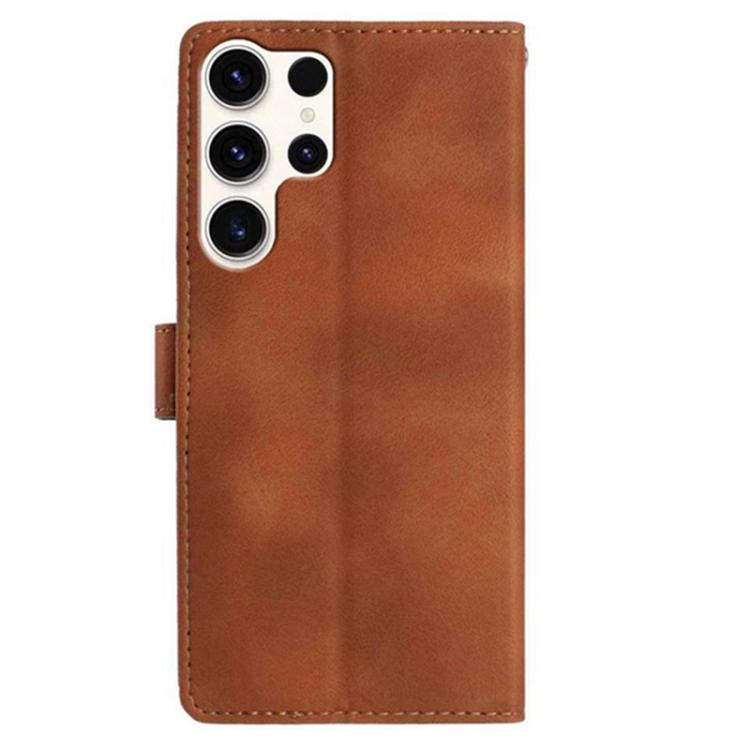 For Samsung Galaxy S25 Ultra 5G Secret Garden Butterfly Pattern Leather Phone Case