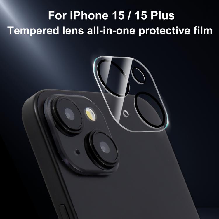 For iPhone 15 / 15 Plus XDcase Silkscreen Integrated Tempered Glass Back Camera Film